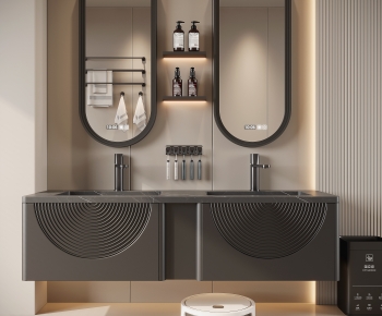 Modern Bathroom Cabinet-ID:753798964