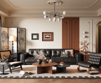 French Style A Living Room-ID:389938127