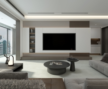 Modern A Living Room-ID:515434032