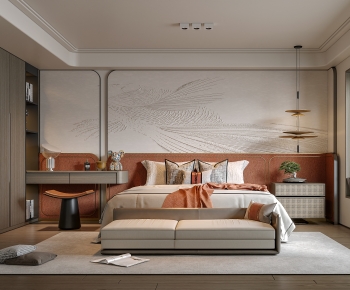 New Chinese Style Bedroom-ID:326250086