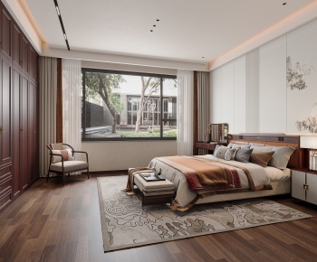 New Chinese Style Bedroom-ID:842777977