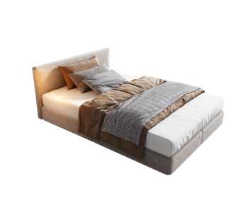 Modern Single Bed-ID:324080026