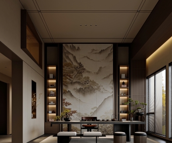 New Chinese Style Teahouse Tea House-ID:561230908