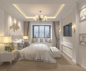 American Style Bedroom-ID:980691911