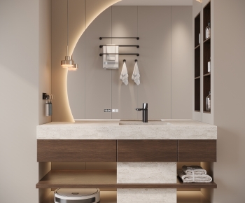 Modern Bathroom Cabinet-ID:960406061