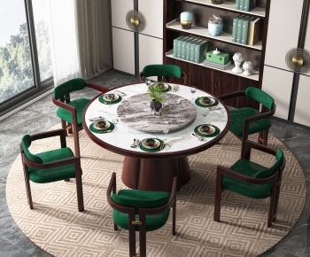 Modern Dining Table And Chairs-ID:692399029