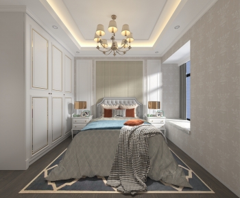 Simple European Style Bedroom-ID:822732936