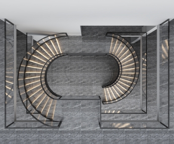 Modern Rotating Staircase-ID:861169102