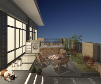 Modern Terrace-ID:509991883