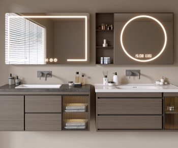 Modern Bathroom Cabinet-ID:355365995