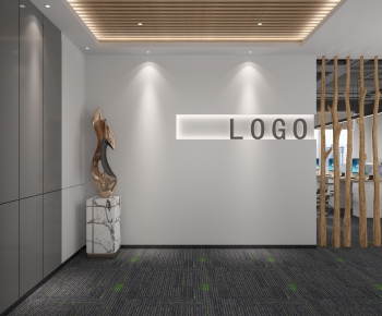 Modern Office Reception Desk-ID:626503943