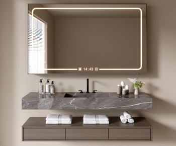 Modern Bathroom Cabinet-ID:787427909