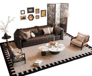 French Style Sofa Combination-ID:718197113