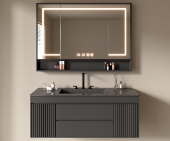 Modern Bathroom Cabinet-ID:209671979