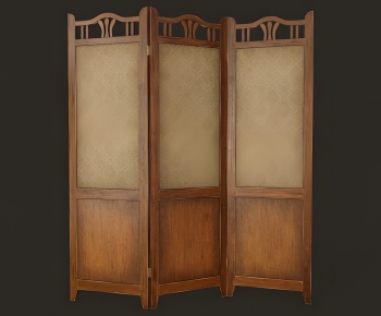 European Style Wooden Screen Partition-ID:721982966