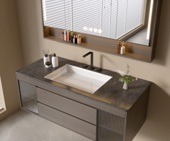 Modern Bathroom Cabinet-ID:514369064