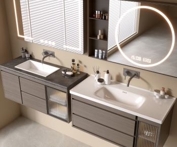 Modern Bathroom Cabinet-ID:690747022