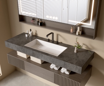 Modern Bathroom Cabinet-ID:289950467