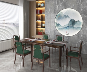 Modern Dining Table And Chairs-ID:731376897