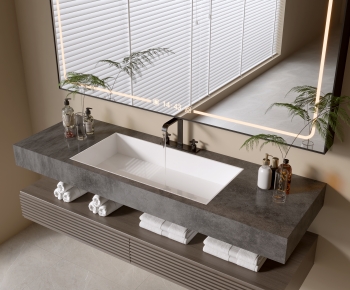 Modern Bathroom Cabinet-ID:266349365