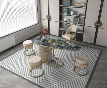 Modern Tea Tables And Chairs-ID:877477889