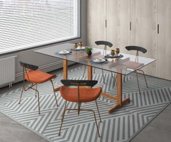 Modern Dining Table And Chairs-ID:459716086