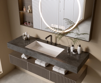 Modern Bathroom Cabinet-ID:563458926