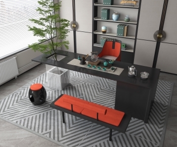 Modern Tea Tables And Chairs-ID:434348117