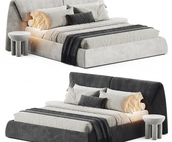 Modern Double Bed-ID:788846022