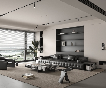 Modern A Living Room-ID:318919901