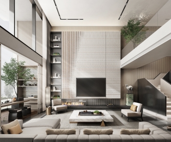 Modern A Living Room-ID:245693922