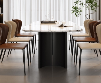 Modern Dining Table And Chairs-ID:850538975