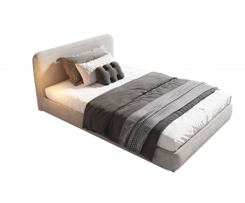 Modern Single Bed-ID:521091943