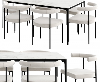 Modern Dining Table And Chairs-ID:748543021