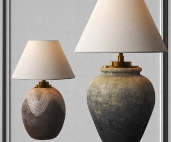 Wabi-sabi Style Table Lamp-ID:507586968