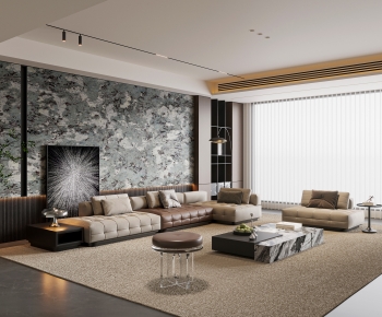 Modern A Living Room-ID:296205049