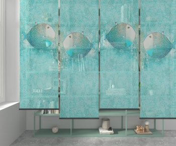 Modern Door Curtain-ID:229537963