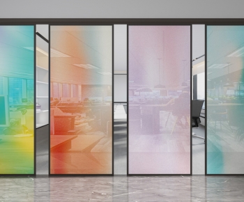 Modern Glass Screen Partition-ID:895632989