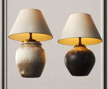 Wabi-sabi Style Table Lamp-ID:873310639