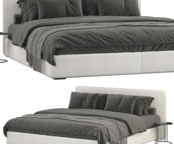 Modern Double Bed-ID:987438921