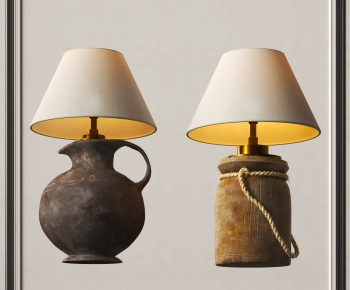 Wabi-sabi Style Table Lamp-ID:198249863