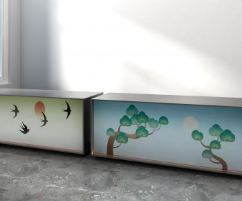 New Chinese Style Reception Desk-ID:497610092