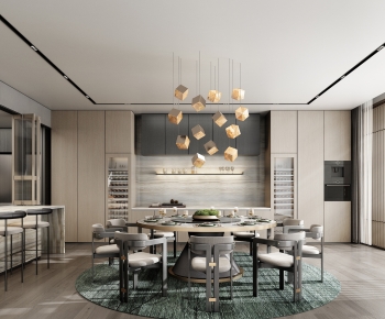 Modern Dining Room-ID:834701061