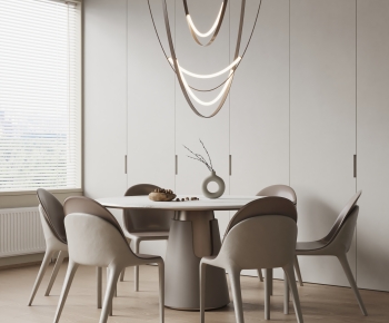 Modern Dining Table And Chairs-ID:612299422