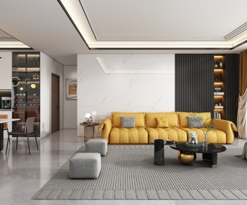 Modern A Living Room-ID:398694991