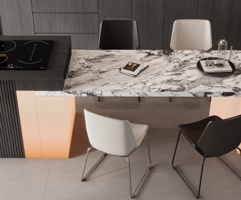 Modern Dining Table And Chairs-ID:595873128