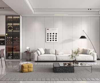 Modern A Living Room-ID:829977997