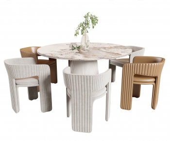 Modern Dining Table And Chairs-ID:204476128