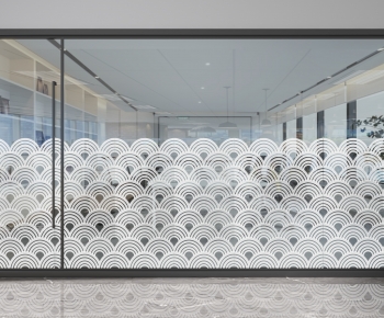 Modern Glass Screen Partition-ID:778656968