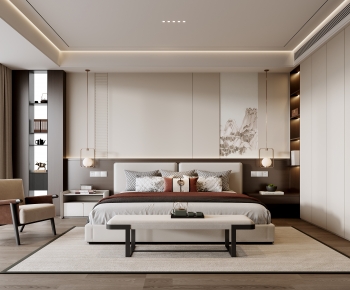 New Chinese Style Bedroom-ID:592885025